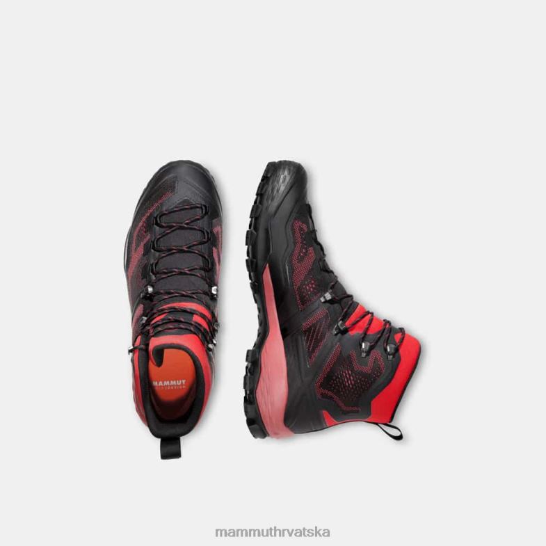 Mammut muškarci obuća ducan visoki gtx Z08N1220 crno-tamno ljuto