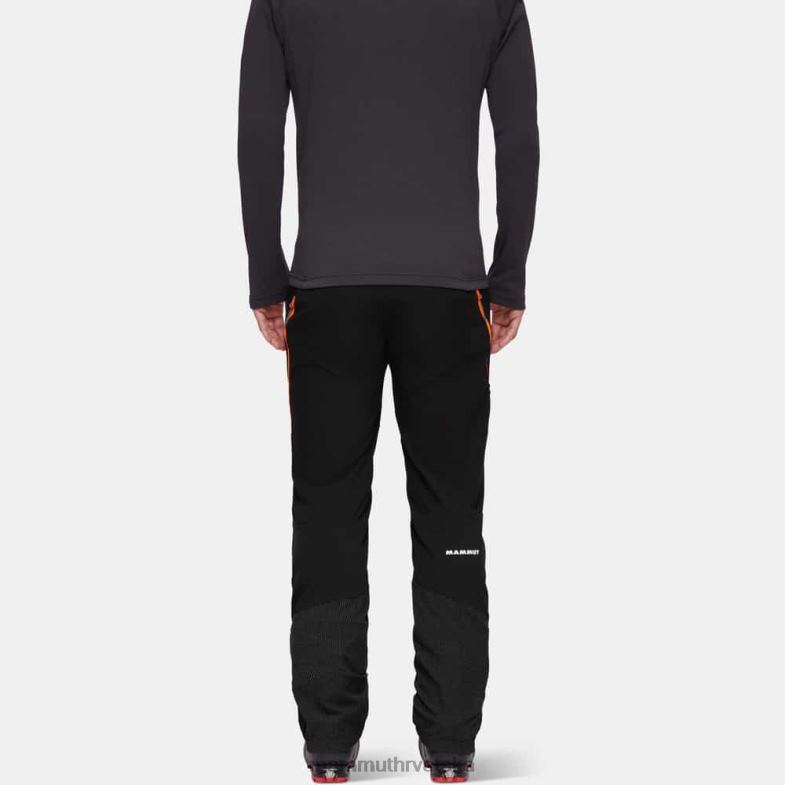 Mammut muškarci odjeća aenergija u hibridnim hlačama Z08N116 crno-vibrantna narančasta