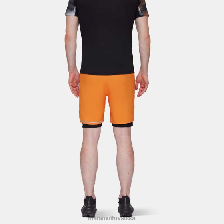 Mammut muškarci odjeća aenergy tr 2 u 1 kratke hlače Z08N974 tamna mandarina-crna