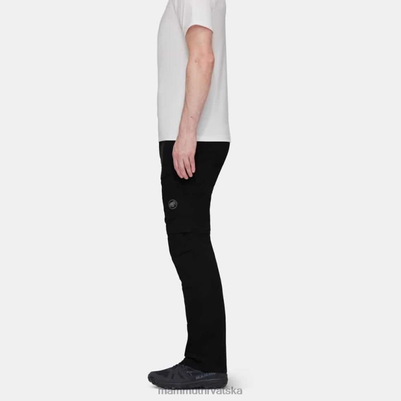 Mammut muškarci odjeća zinalne hibridne hlače s patentnim zatvaračem Z08N255 crno