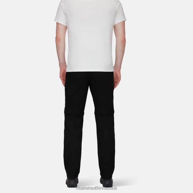 Mammut muškarci odjeća zinalne hibridne hlače s patentnim zatvaračem Z08N255 crno