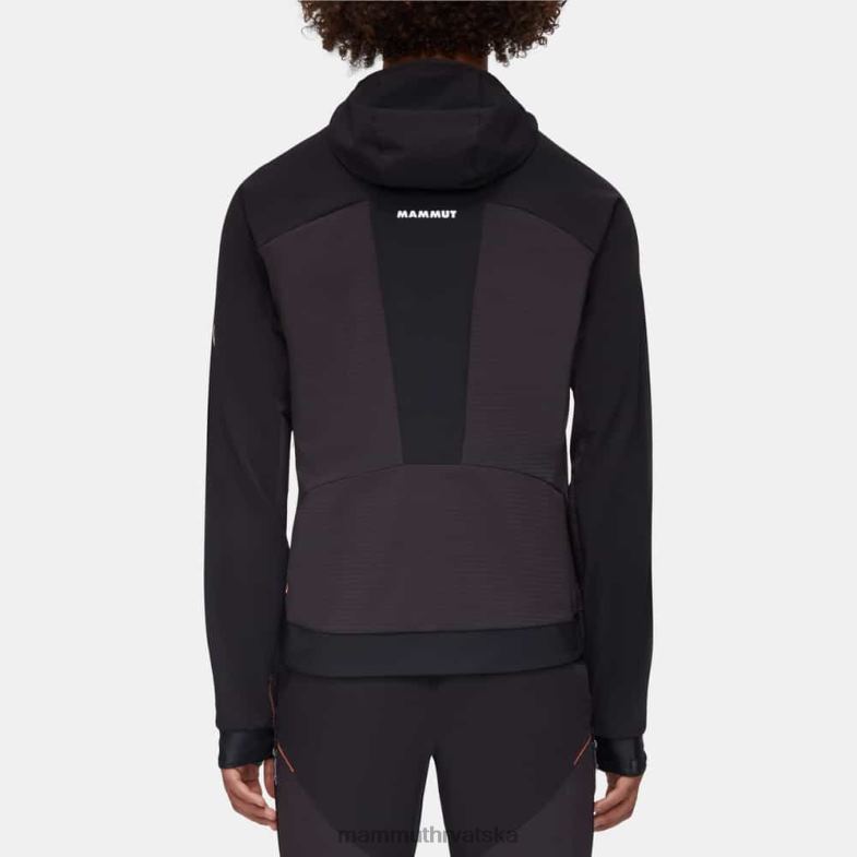 Mammut muškarci odjeća aenergy so hibridna jakna s kapuljačom Z08N14 crno-vibrantna narančasta