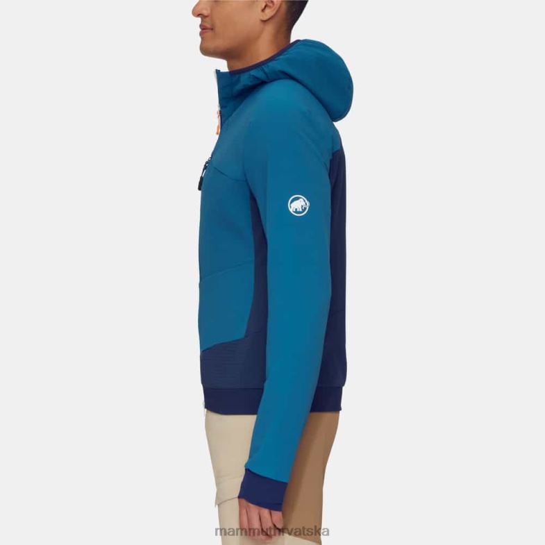 Mammut muškarci odjeća aenergy so hibridna jakna s kapuljačom Z08N663 duboka ledena marina