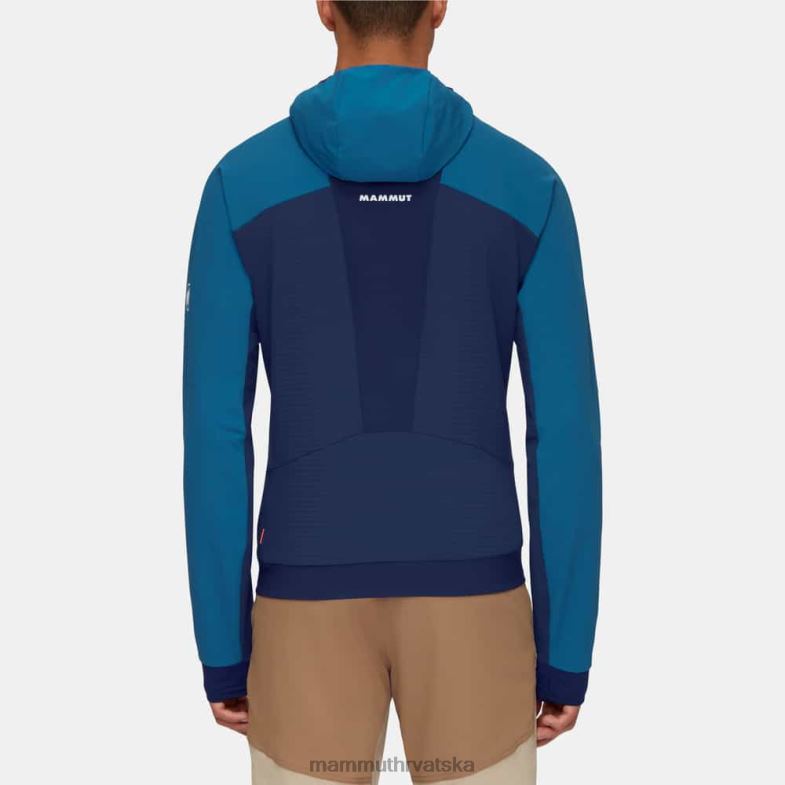 Mammut muškarci odjeća aenergy so hibridna jakna s kapuljačom Z08N663 duboka ledena marina