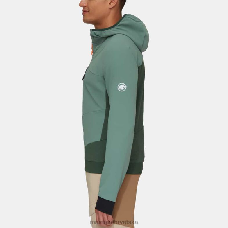 Mammut muškarci odjeća aenergy so hibridna jakna s kapuljačom Z08N664 tamno drvo od žada