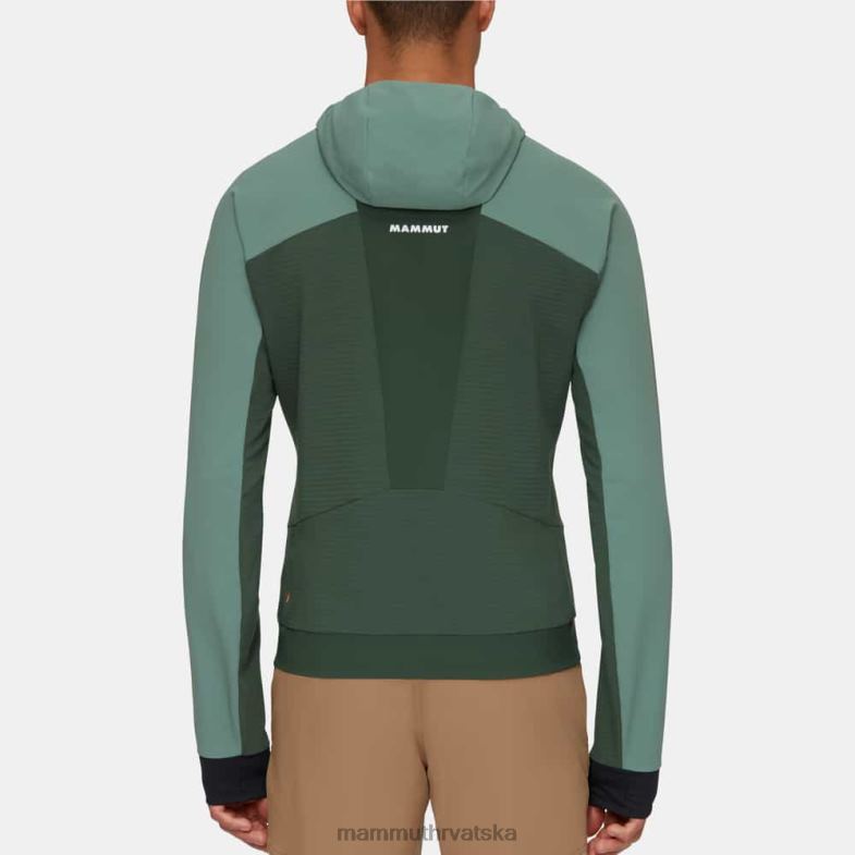 Mammut muškarci odjeća aenergy so hibridna jakna s kapuljačom Z08N664 tamno drvo od žada