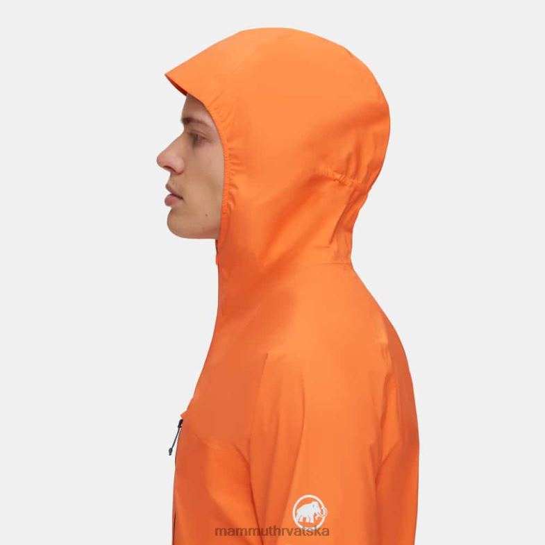 Mammut muškarci odjeća aenergy tr hs jakna s kapuljačom Z08N12 tamna mandarina