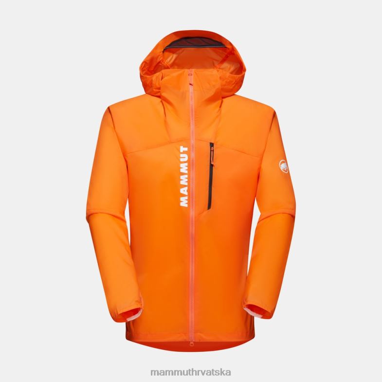 Mammut muškarci odjeća aenergy wb jakna s kapuljačom Z08N633 tamna mandarina