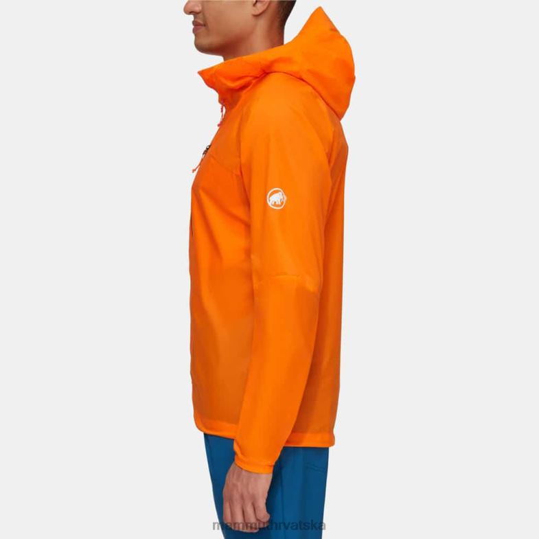 Mammut muškarci odjeća aenergy wb jakna s kapuljačom Z08N633 tamna mandarina