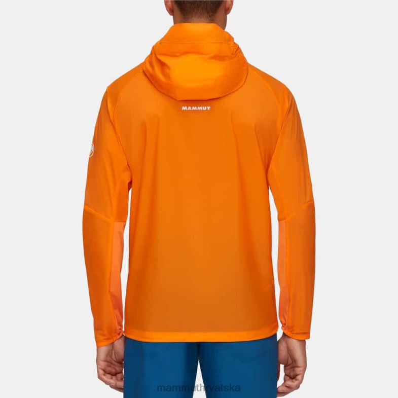 Mammut muškarci odjeća aenergy wb jakna s kapuljačom Z08N633 tamna mandarina