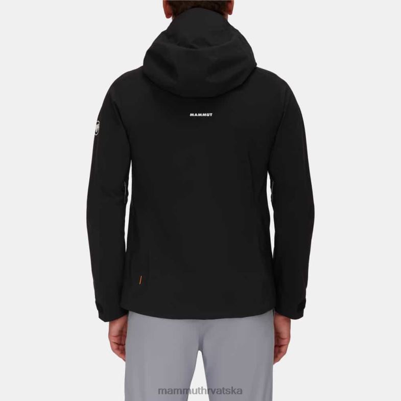 Mammut muškarci odjeća alto guide hs jakna s kapuljačom Z08N36 crno