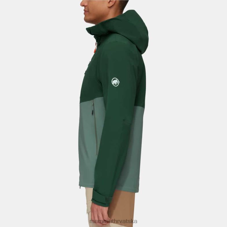 Mammut muškarci odjeća alto guide hs jakna s kapuljačom Z08N698 tamno drvo od žada