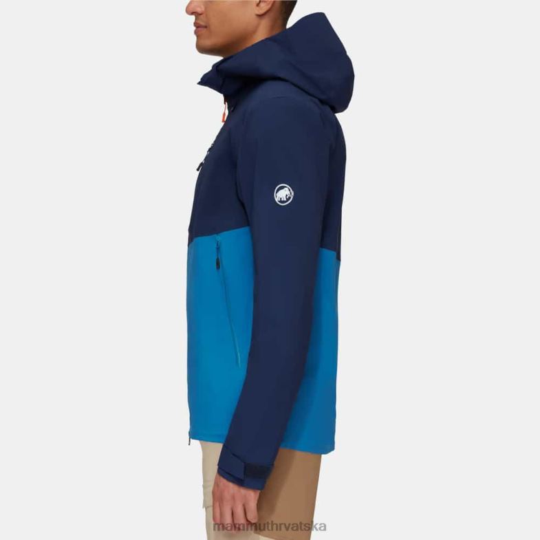 Mammut muškarci odjeća alto guide hs jakna s kapuljačom Z08N699 duboka ledena marina