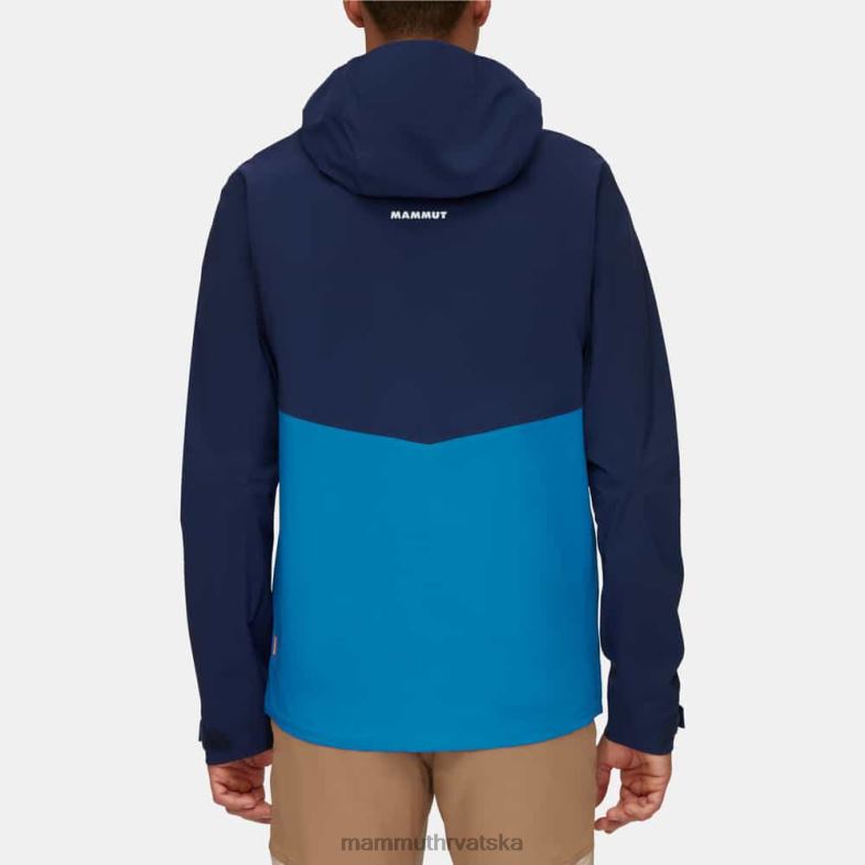 Mammut muškarci odjeća alto guide hs jakna s kapuljačom Z08N699 duboka ledena marina