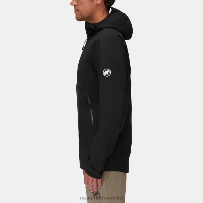 Mammut muškarci odjeća convey tour hs jakna s kapuljačom Z08N748 crno