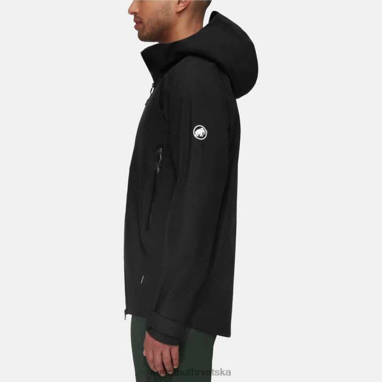 Mammut muškarci odjeća crater iv hs jakna s kapuljačom Z08N662 crno