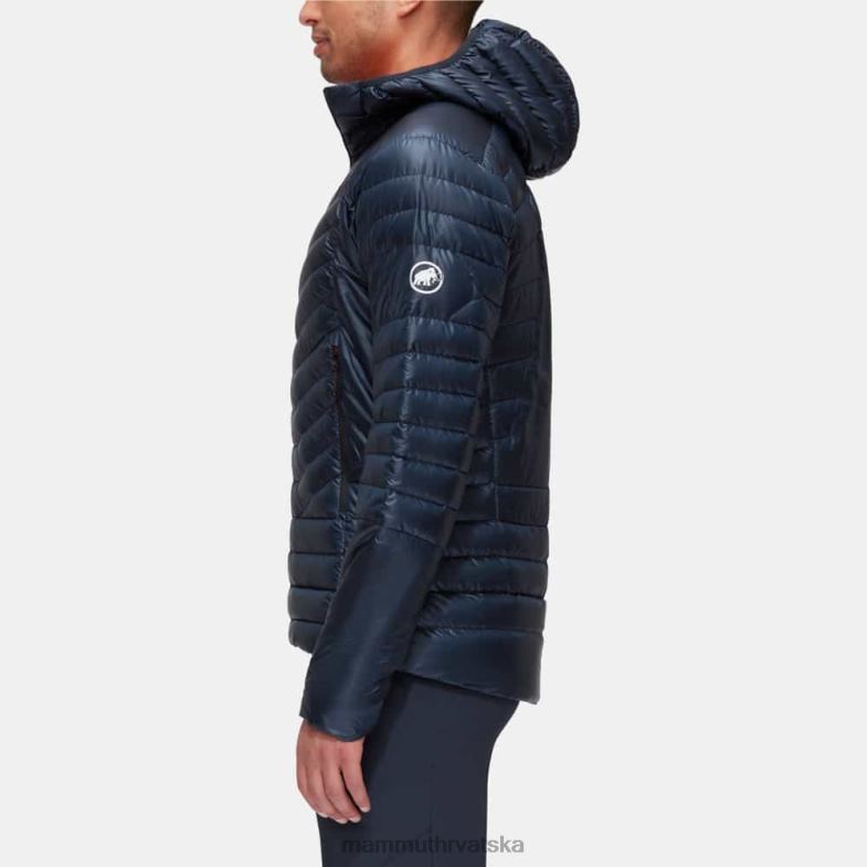 Mammut muškarci odjeća eigerjoch je napredovao u jakni s kapuljačom Z08N766 noć