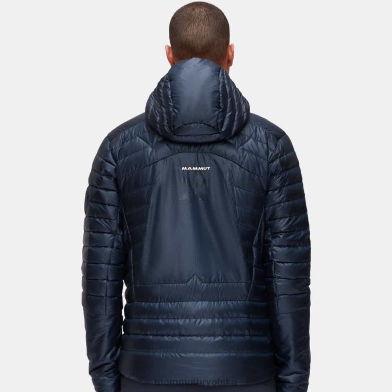 Mammut muškarci odjeća eigerjoch je napredovao u jakni s kapuljačom Z08N766 noć