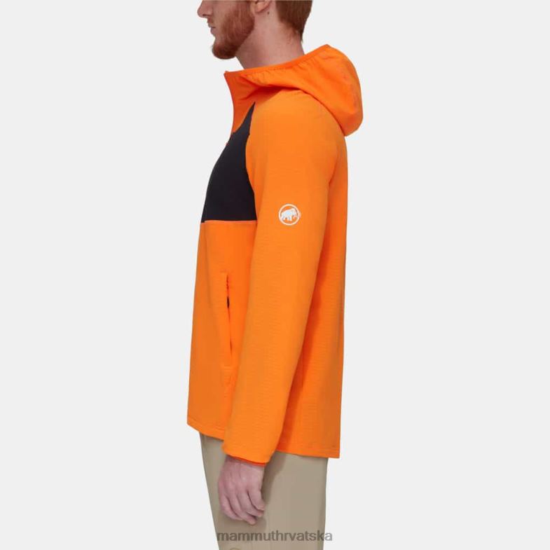 Mammut muškarci odjeća madris light ml jakna s kapuljačom Z08N648 tamna mandarina
