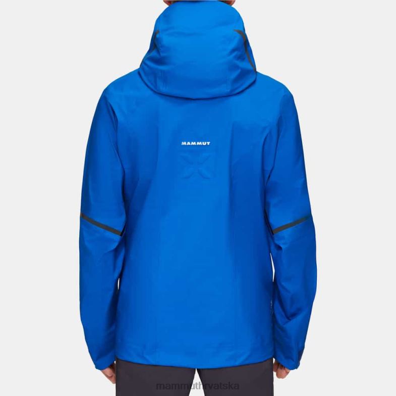 Mammut muškarci odjeća nordwand advanced hs jakna s kapuljačom Z08N703 azurit