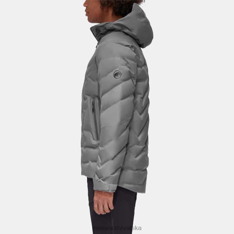 Mammut muškarci odjeća photics hs termo jakna s kapuljačom Z08N42 titanijum