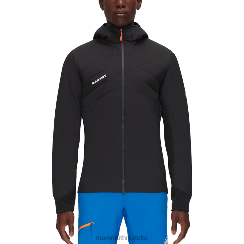 Mammut muškarci odjeća rime light u savitljivoj jakni s kapuljačom Z08N757 crno-fantomski