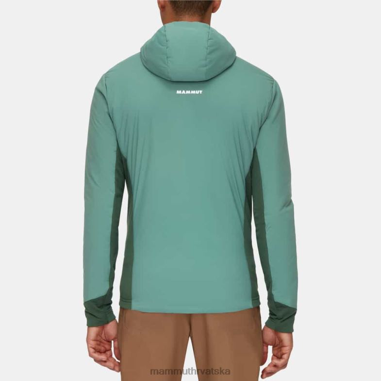 Mammut muškarci odjeća rime light u savitljivoj jakni s kapuljačom Z08N76 tamno drvo od žada