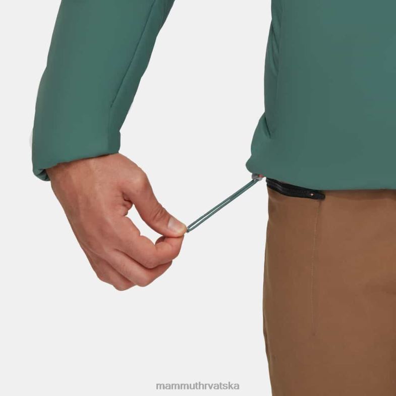 Mammut muškarci odjeća rime u flex jakni s kapuljačom Z08N73 tamni žad