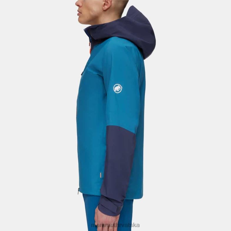 Mammut muškarci odjeća taiss hs jakna s kapuljačom Z08N694 duboka ledena marina
