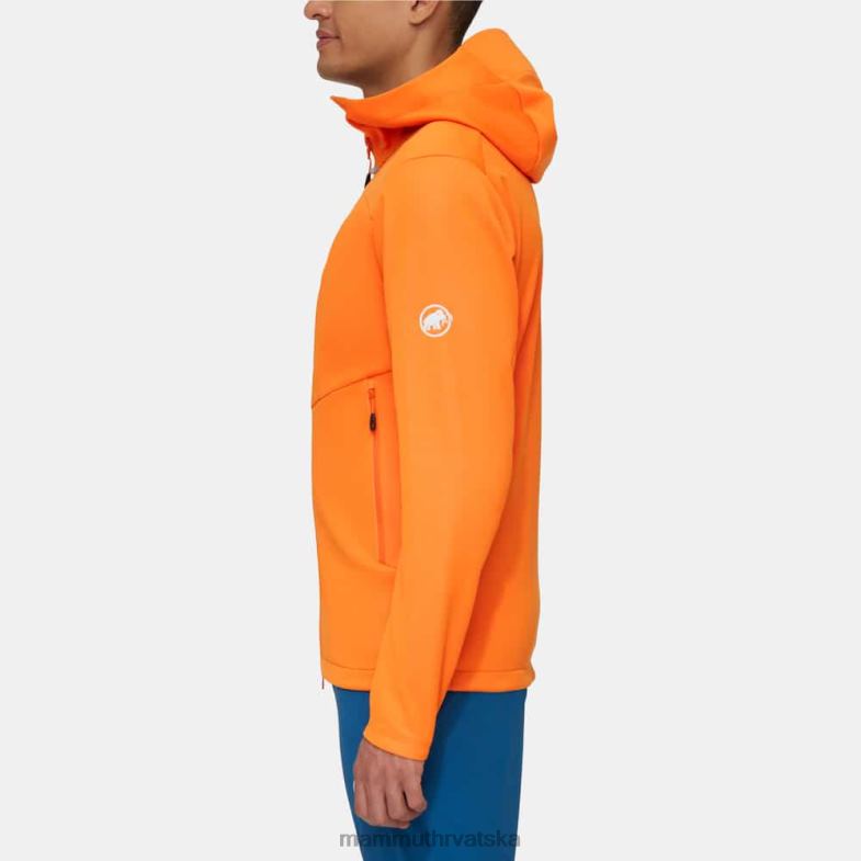 Mammut muškarci odjeća ultimate vii tako jakna s kapuljačom Z08N742 tamna mandarina