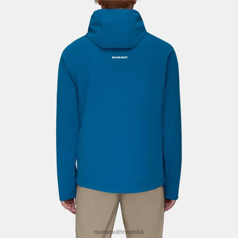 Mammut muškarci odjeća ultimativna udobnost pa jakna s kapuljačom Z08N727 duboki led