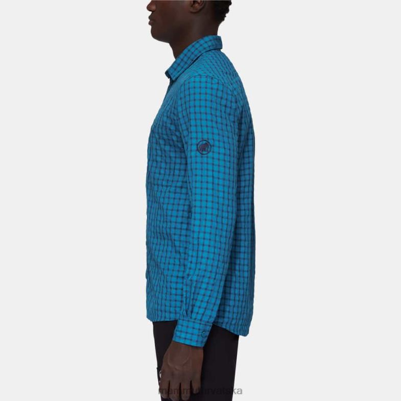 Mammut muškarci odjeća lenni majica dugih rukava Z08N916 duboka ledena marina