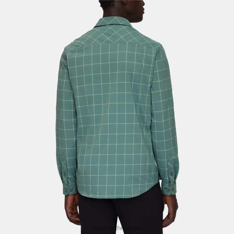 Mammut muškarci odjeća planinska majica dugih rukava Z08N1028 tamni žad-žad