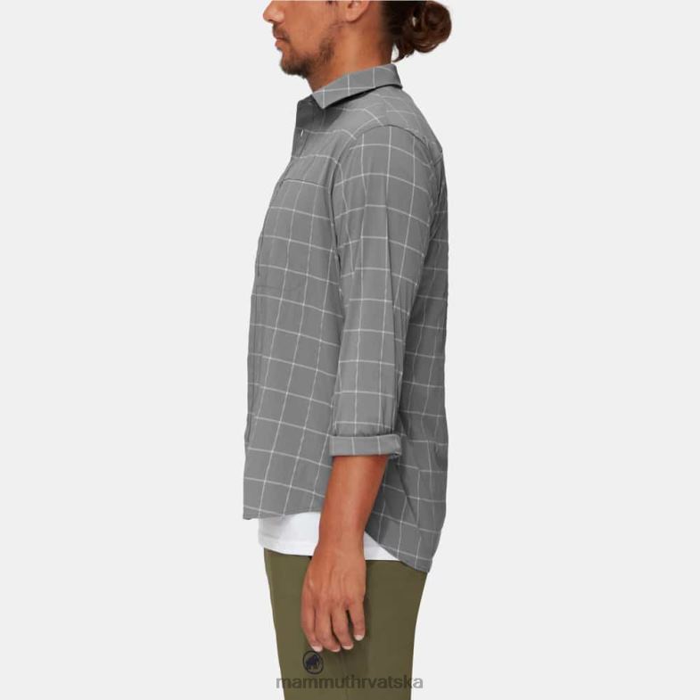 Mammut muškarci odjeća planinska majica dugih rukava Z08N211 titan-granit