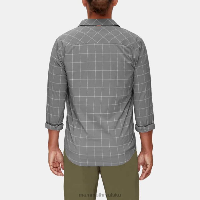 Mammut muškarci odjeća planinska majica dugih rukava Z08N211 titan-granit