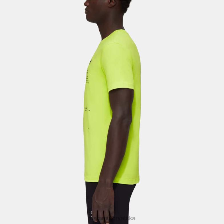 Mammut muškarci odjeća core majica s kratkim rukavima Z08N1096 visoko vapno