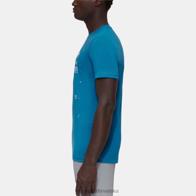 Mammut muškarci odjeća core majica s kratkim rukavima Z08N1097 duboki led