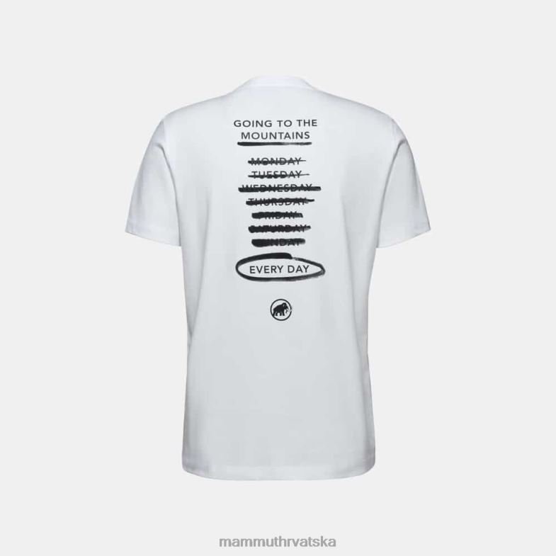Mammut muškarci odjeća core majica svaki dan Z08N814 bijela