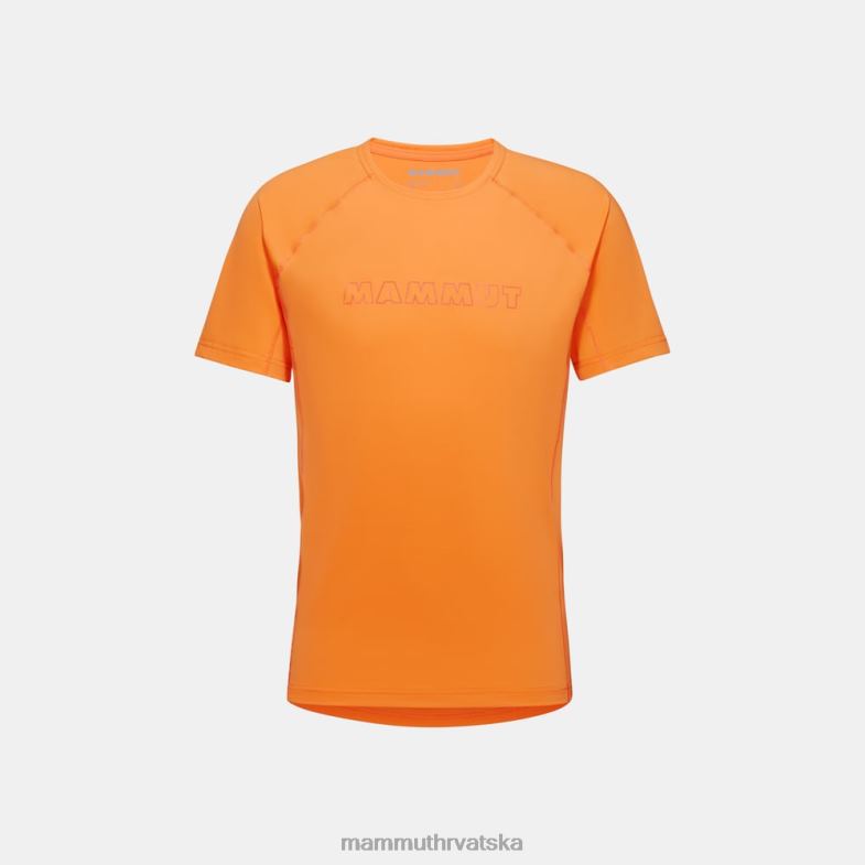 Mammut muškarci odjeća logo kratke majice selun Z08N889 mandarina