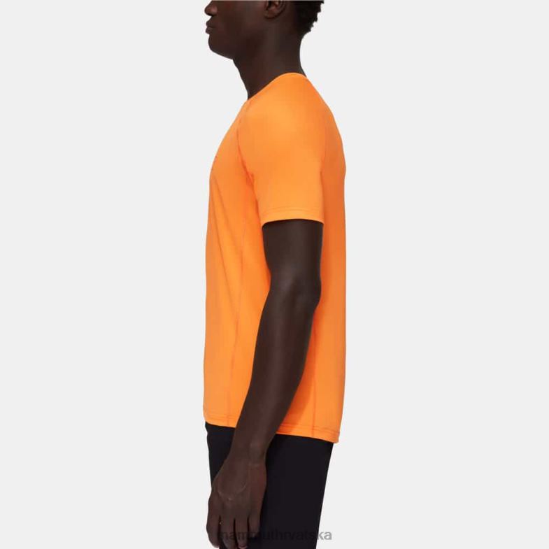 Mammut muškarci odjeća logo kratke majice selun Z08N889 mandarina