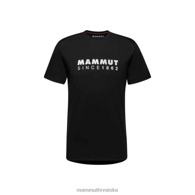 Mammut muškarci odjeća logotip trovat majice Z08N148 crno