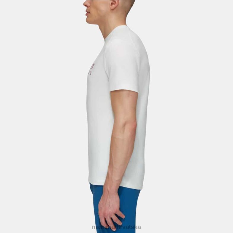 Mammut muškarci odjeća logotip trovat majice Z08N881 prljavo bijelo