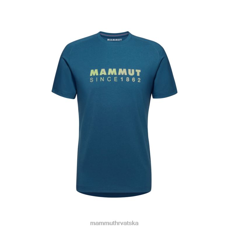 Mammut muškarci odjeća logotip trovat majice Z08N883 duboki led
