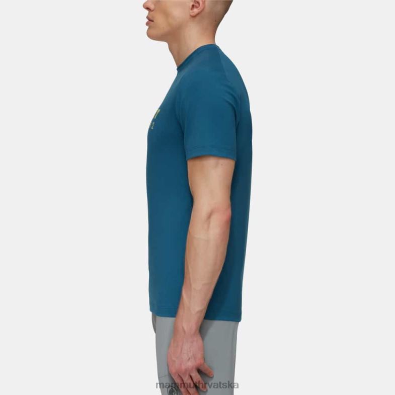 Mammut muškarci odjeća logotip trovat majice Z08N883 duboki led