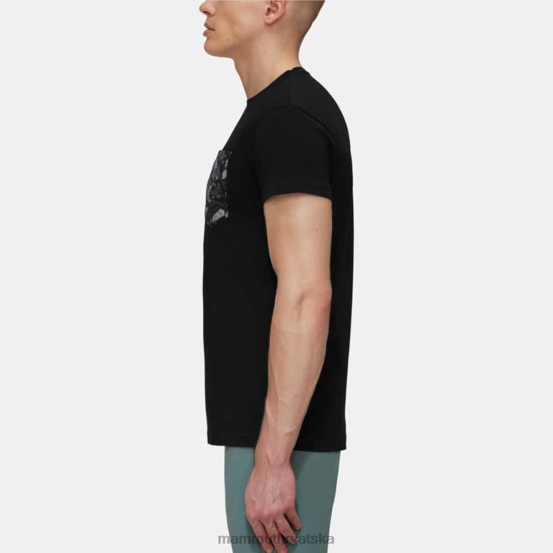 Mammut muškarci odjeća massone džepna majica penjač Z08N246 crno