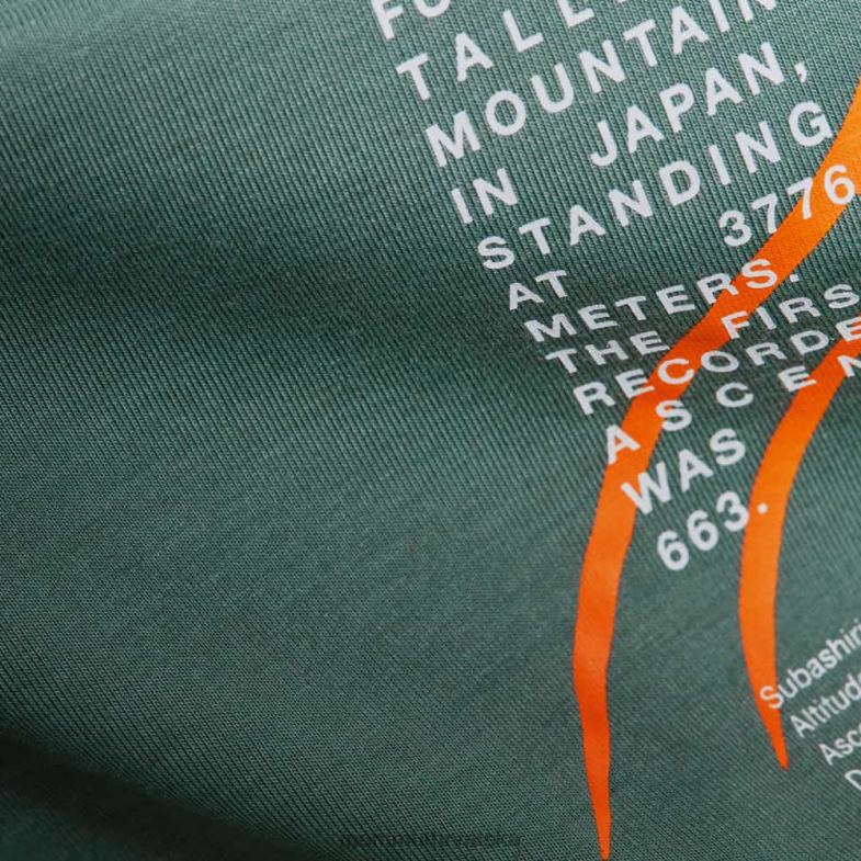 Mammut muškarci odjeća planinska majica fujiyama Z08N1087 tamni žad