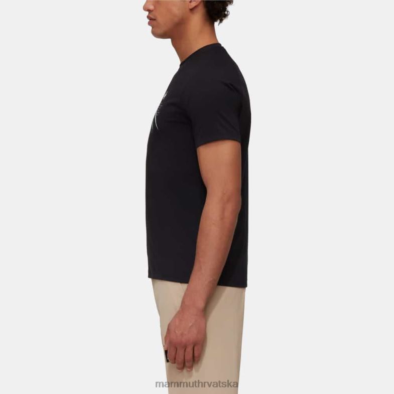Mammut muškarci odjeća planinska majica fujiyama Z08N247 crno