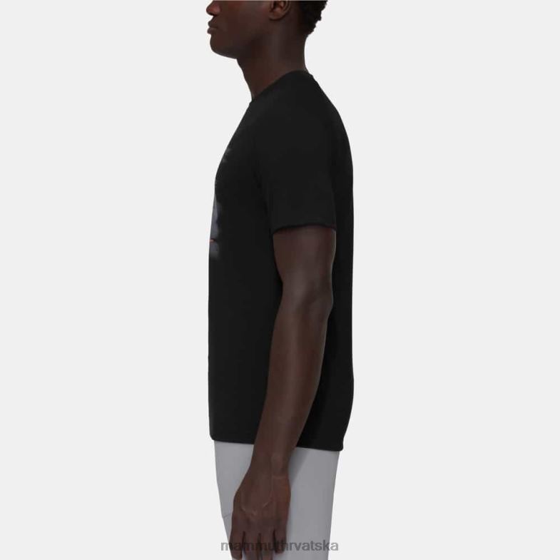 Mammut muškarci odjeća planinska majica hrnligrat Z08N19 crno