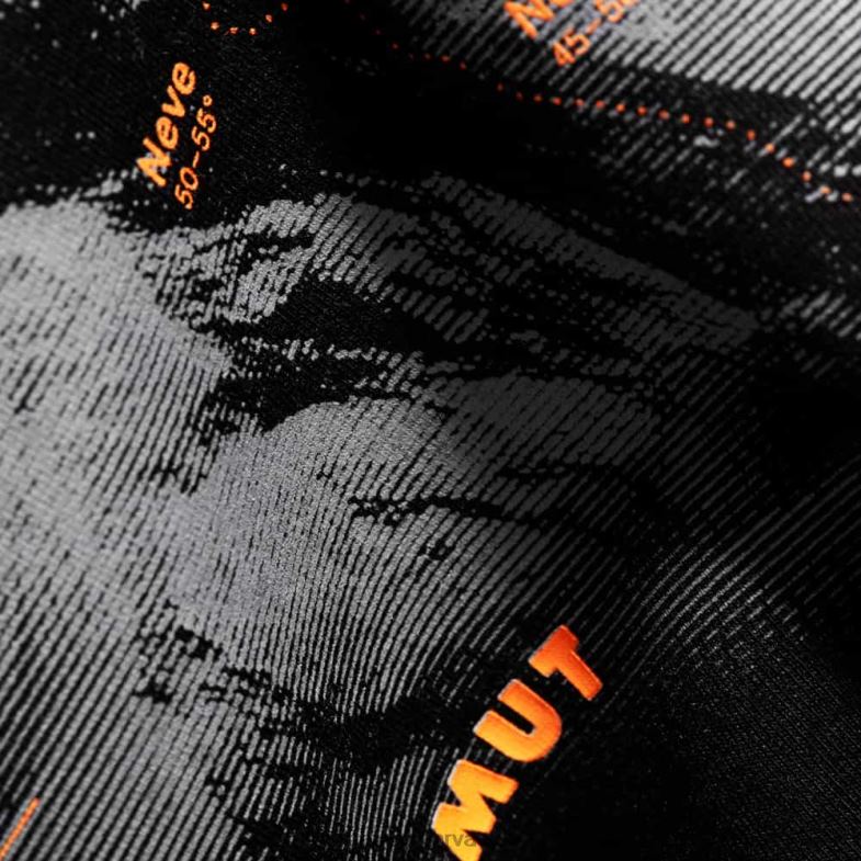 Mammut muškarci odjeća planinska majica hrnligrat Z08N19 crno