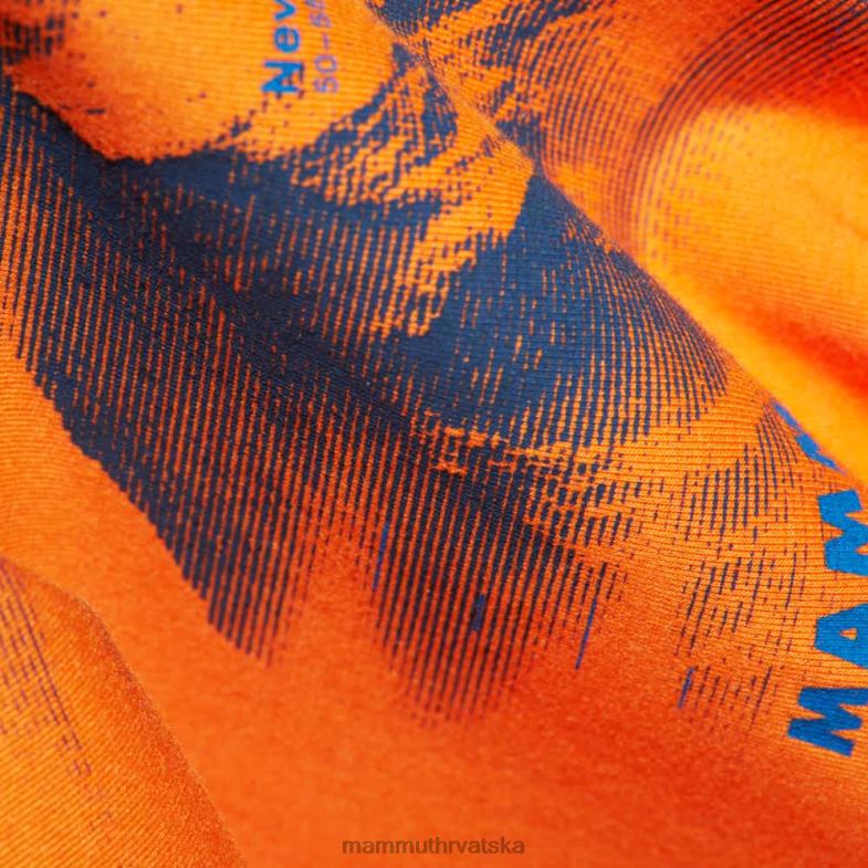 Mammut muškarci odjeća planinska majica hrnligrat Z08N672 tamna mandarina